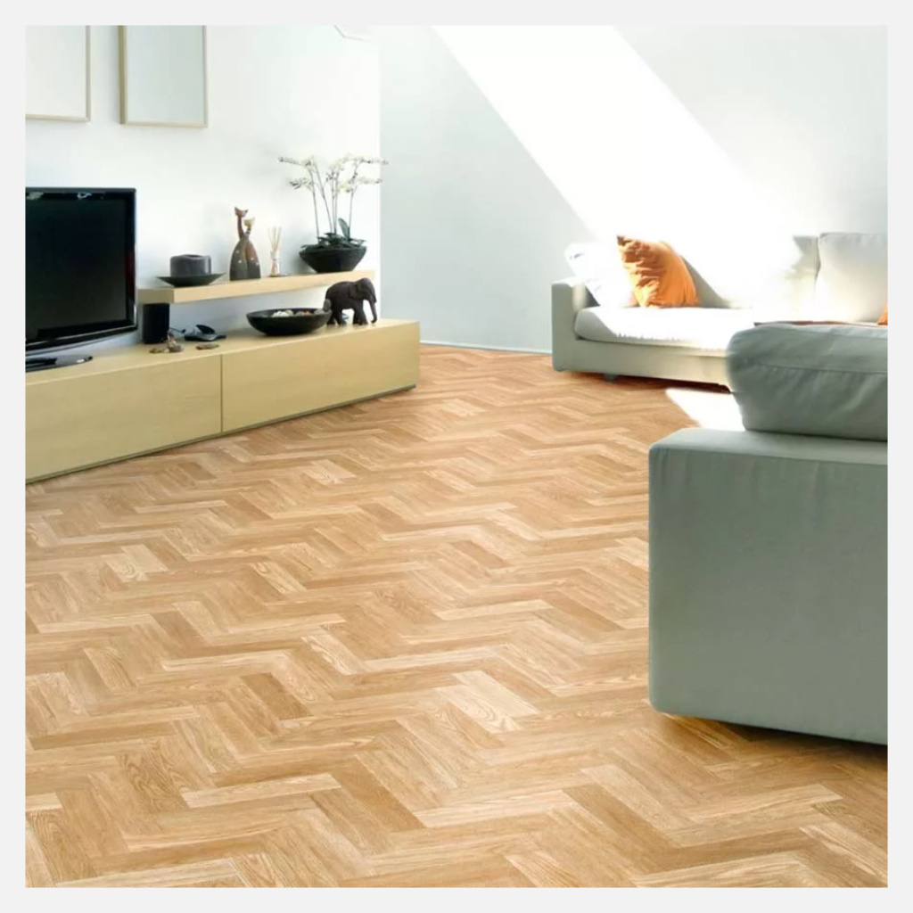 Бытовой линолеум в интерьере