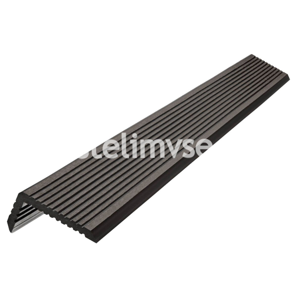 Уголок Harvex торцевой Антрацит - 35х70