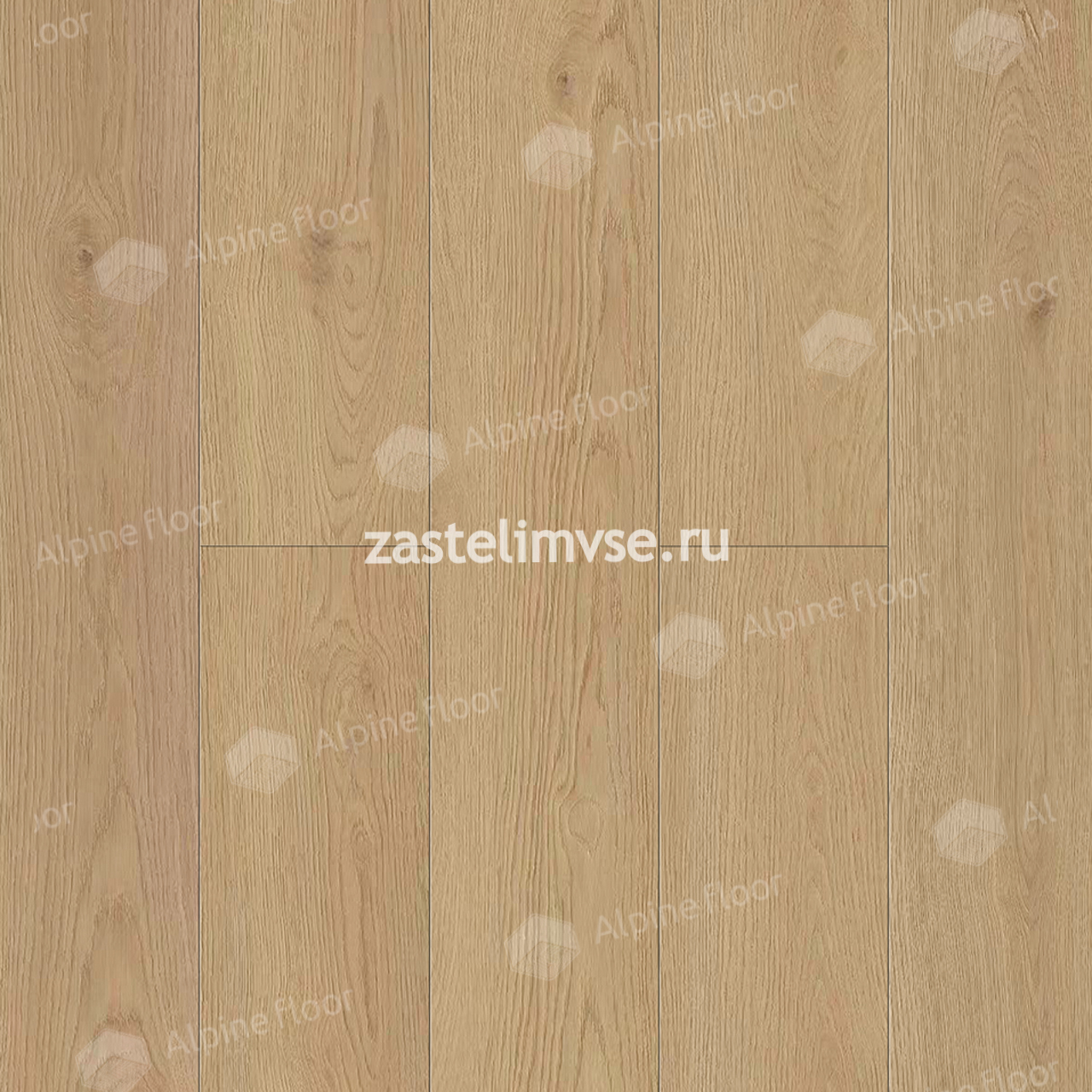 Клеевая LVT плитка AlpineFloor Ultra Дуб Марципановый ECO 5-37