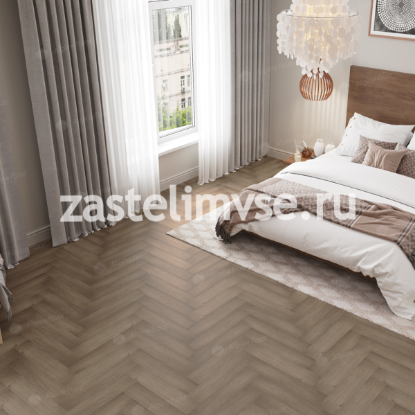 Кварцвиниловый ламинат AlpineFloor Parquet Premium Дуб Насыщенный ECO 19-7