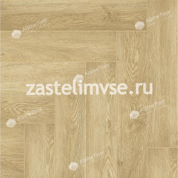 Кварцвиниловый ламинат AlpineFloor Parquet Premium Дуб Ваниль Селект ECO 19-3