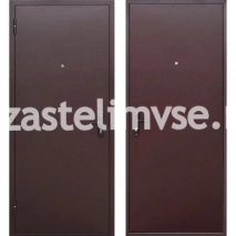 Дверь металлическая 4,5 см Прораб антик медь мет/мет 960мм