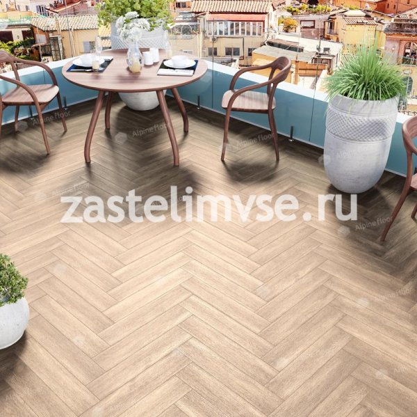 Кварцвиниловый ламинат AlpineFloor Light Parquet Макадамия ECO 13-10
