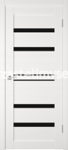 Дверь межкомнатная Atum Pro X26 Milky white/Black gloss 900мм