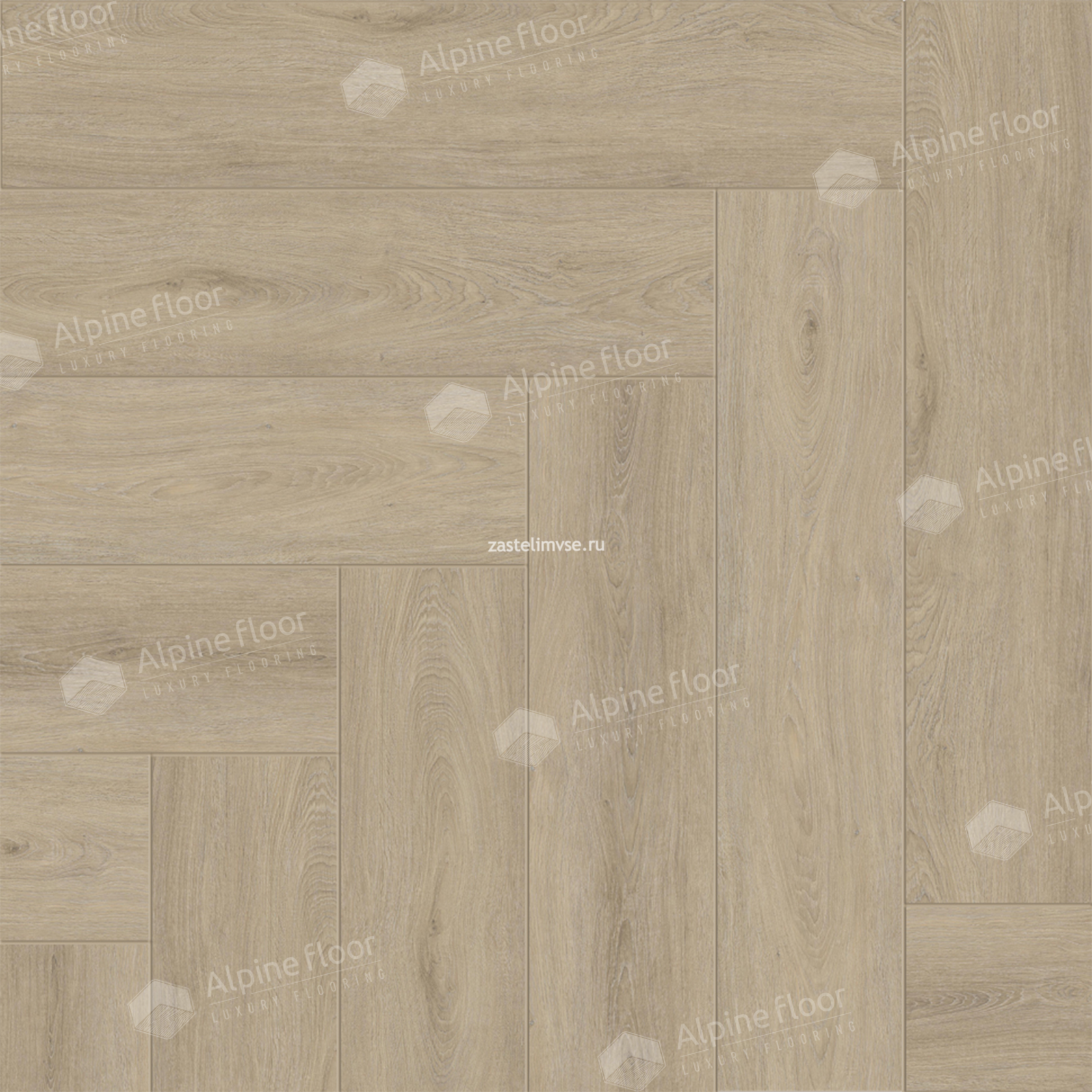 Клеевая LVT плитка AlpineFloor Parquet LVT Дуб Денеб ECO 16-25