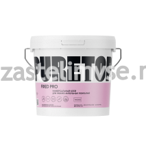 Универсальный водно-дисперсионный клей PURETOP FIXED PRO для гибких напольных покрытий - масса 12 кг