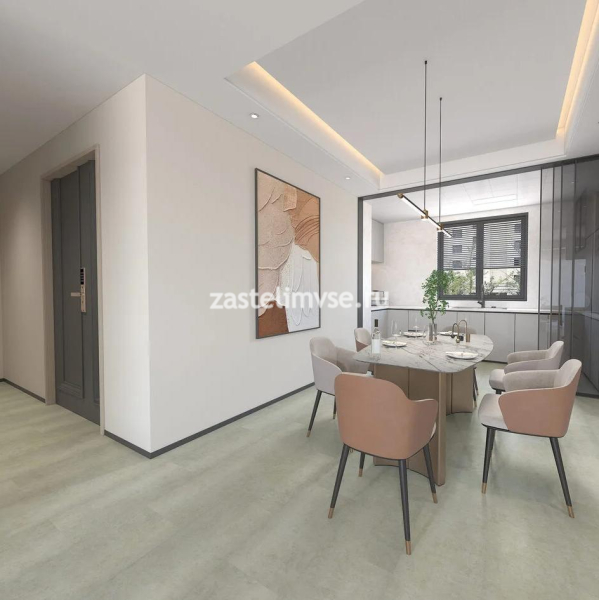 Клеевая кварцвиниловая плитка ONEFLOOR 8012L