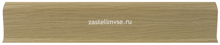 Плинтус LinePlast Матовый 58 мм Дуб Светлый L011