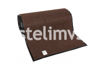 Влаговпитывающая дорожка Sun Step Ребристый коричневый - ширина рулона 1,2 м (продается кратно рулонам)