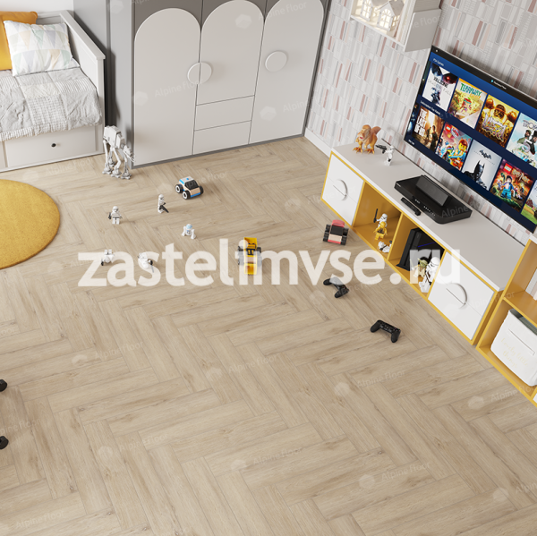 Кварцвиниловый ламинат AlpineFloor Parquet Premium Дуб Медия ECO 19-20