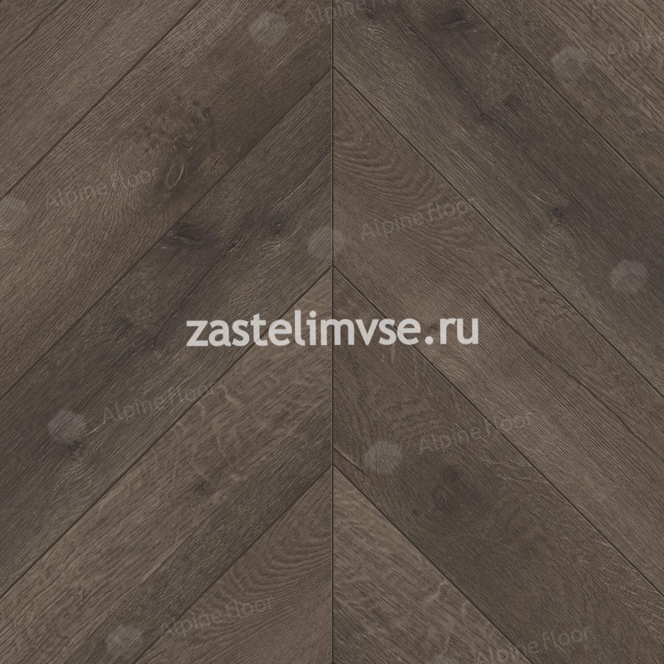 Кварцвиниловый ламинат AlpineFloor Chevron Alpine Дуб Антарес Chevron ECO 18-9