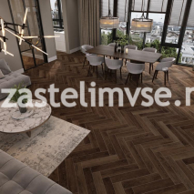 SPC плитка CronaFloor Herringbone 4V Дуб Тулуза