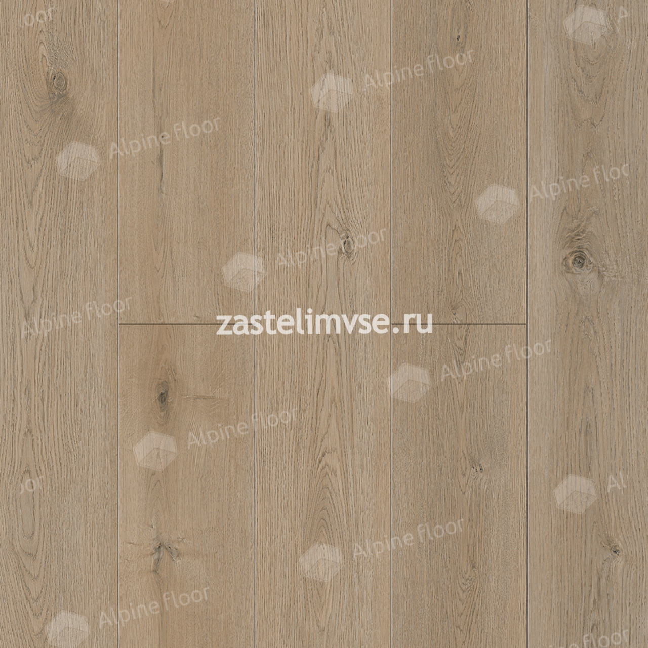 Клеевая LVT плитка AlpineFloor Ultra Дуб Миндальный ECO 5-27