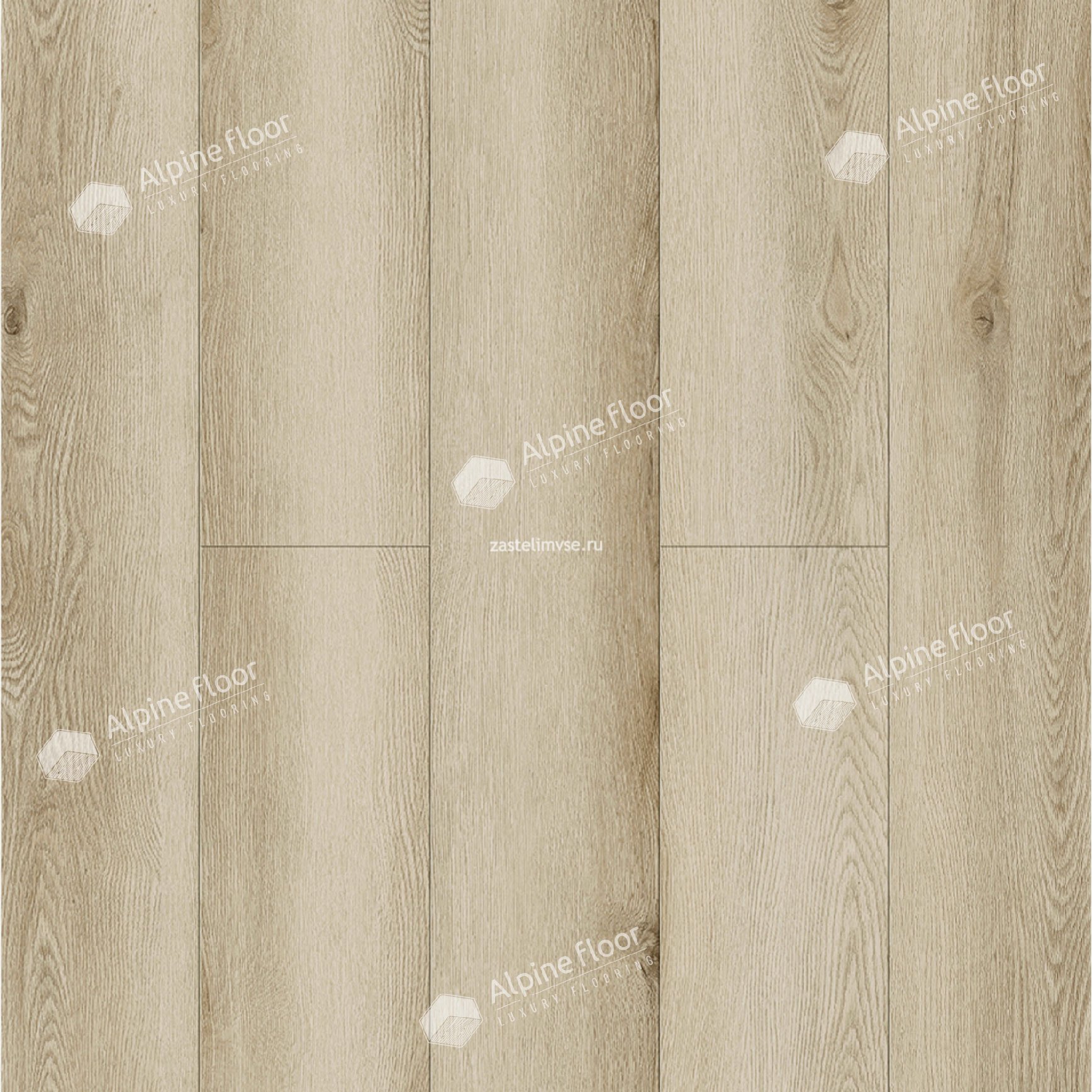 Кварцвиниловый ламинат AlpineFloor Real Wood Дуб Самерсет ECO 2-11