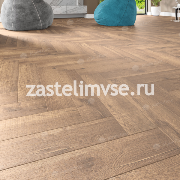 Кварцвиниловый ламинат AlpineFloor Parquet Premium Дуб Royal ECO 19-2