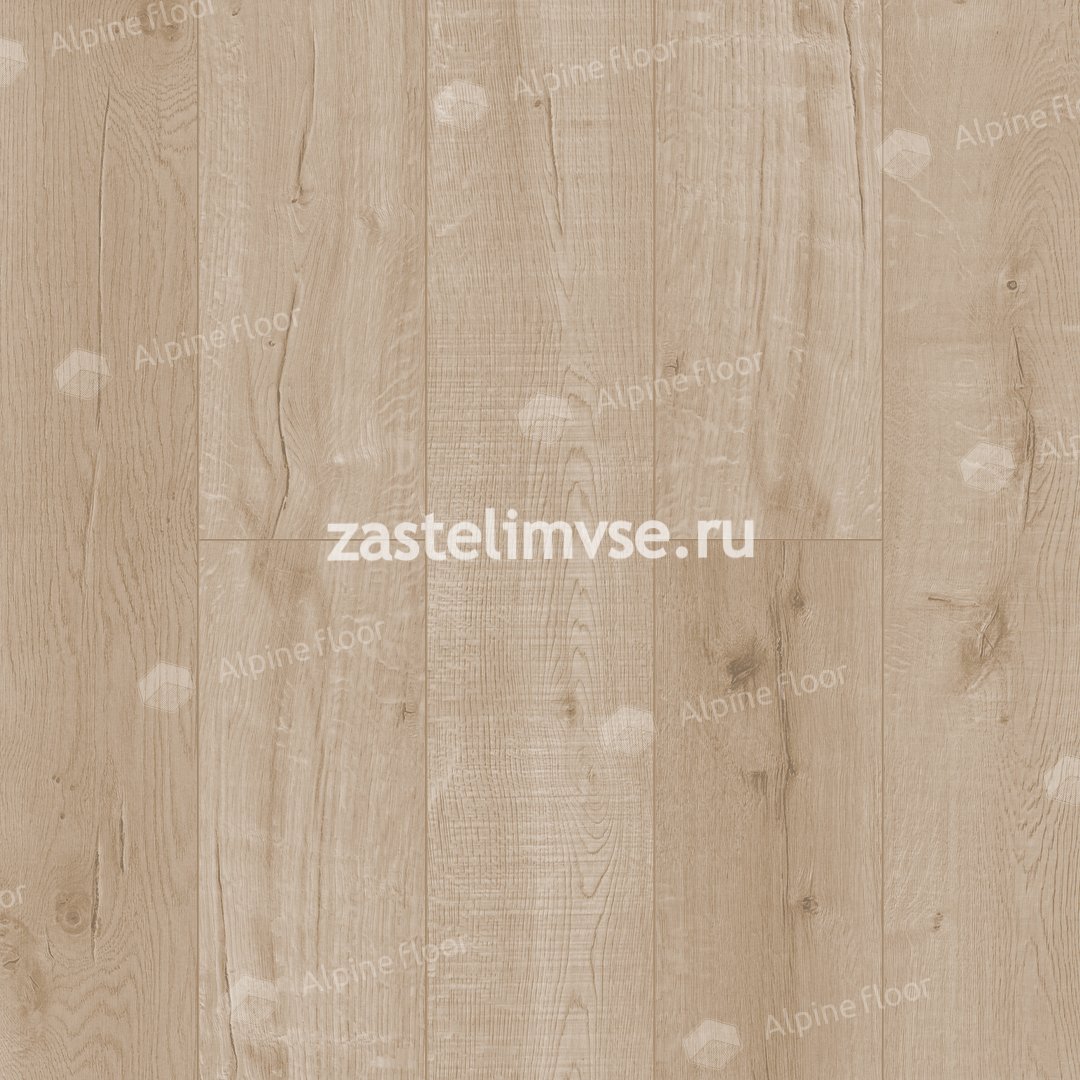Кварцвиниловый ламинат AlpineFloor Real Wood Дуб Натуральный ECO 2-5