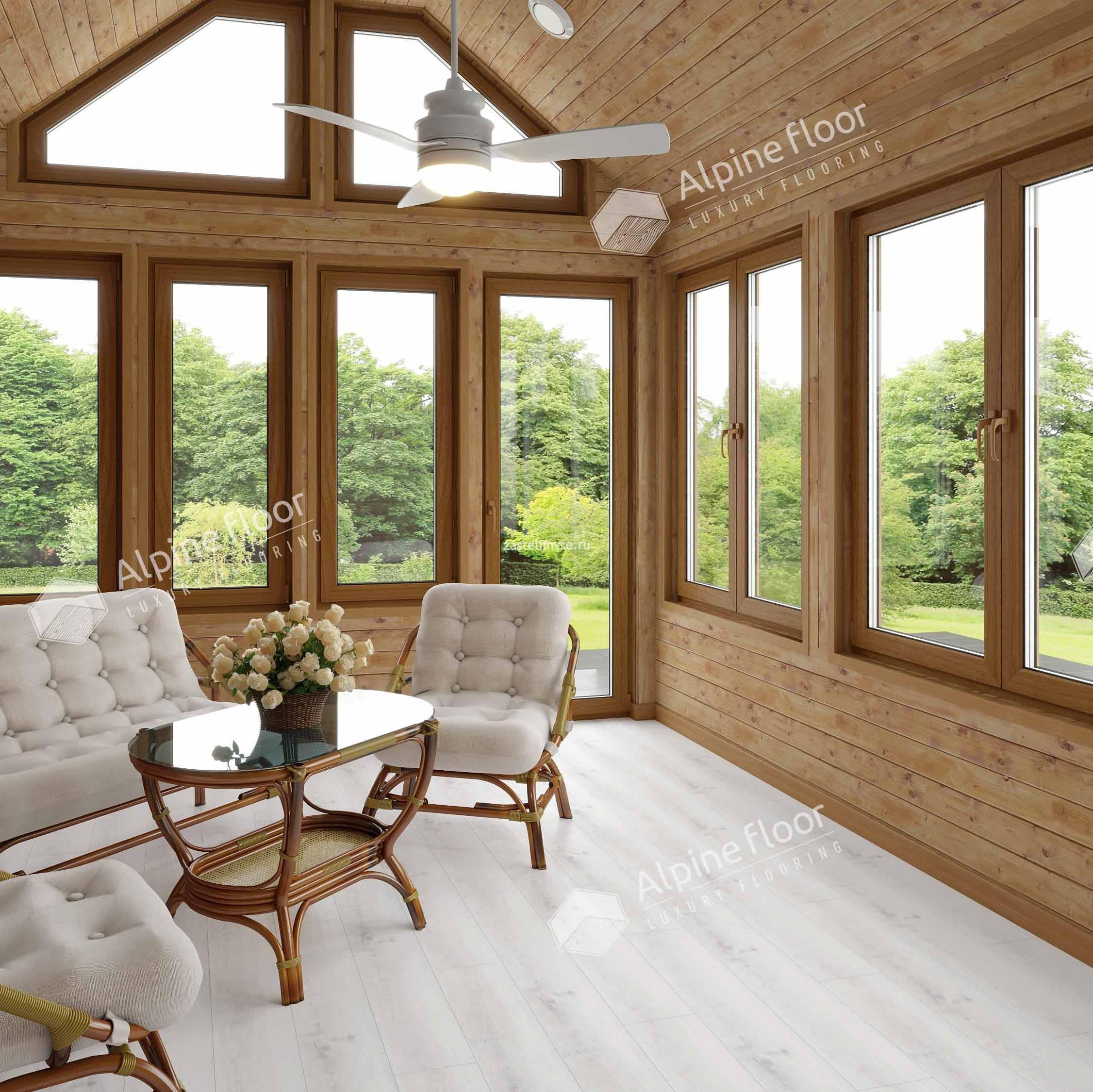 Кварцвиниловый ламинат AlpineFloor Classic Light Дуб Выбеленный ECO 182-88 MC