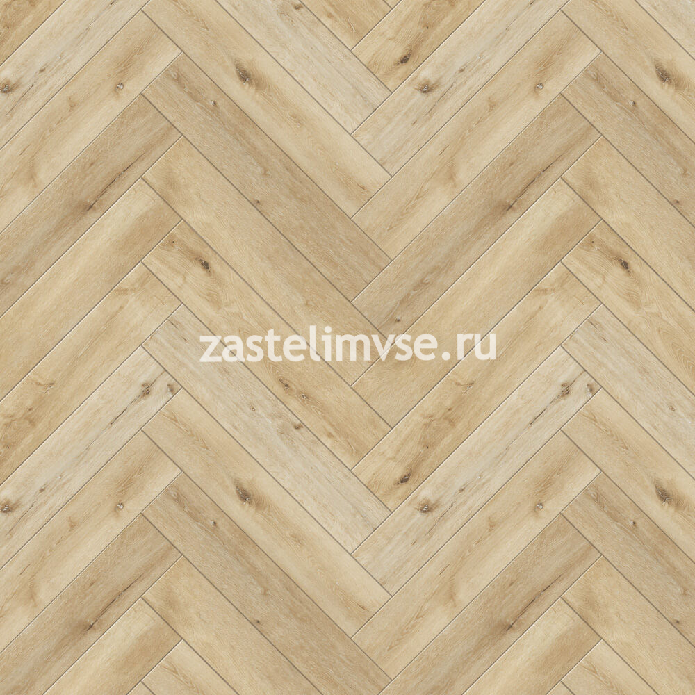 SPC плитка CronaFloor Herringbone 2.0 4V Дуб Ренн