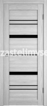 Дверь межкомнатная Atum Pro X25 Stone oak/Black gloss 900мм
