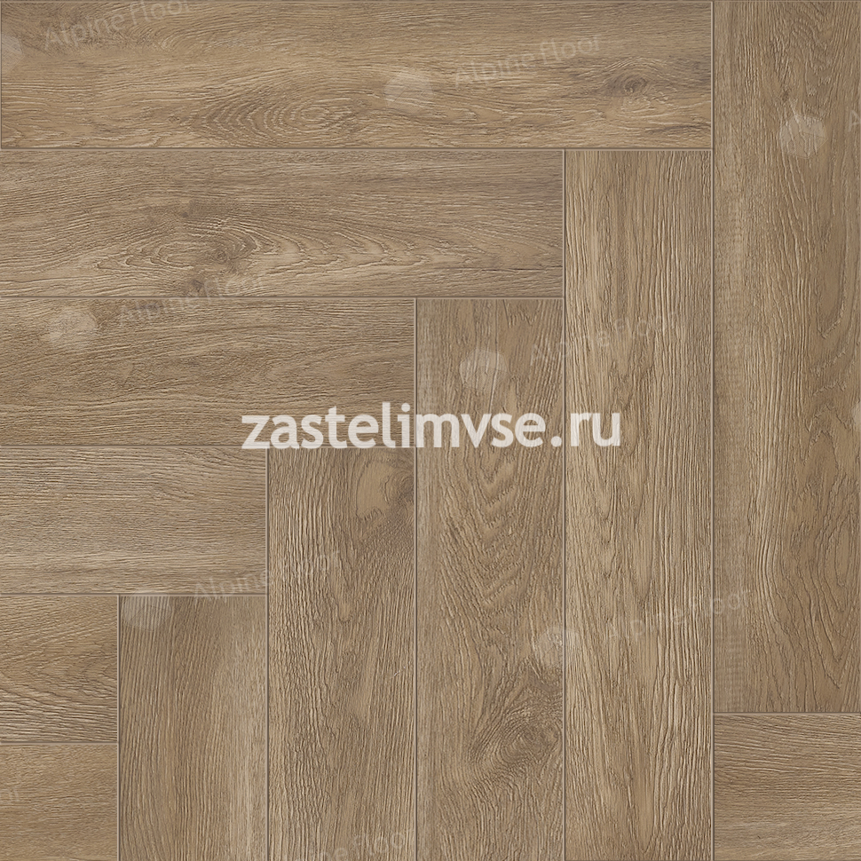 Кварцвиниловый ламинат AlpineFloor Parquet Premium Макадамия ECO 19-10