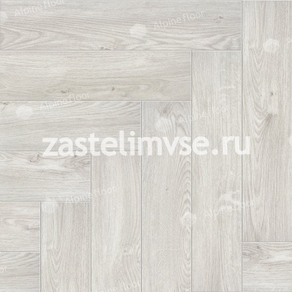 Кварцвиниловый ламинат AlpineFloor Light Parquet Снежный ECO 13-11