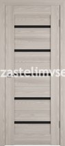 Дверь межкомнатная Atum X7 Frappe/Black gloss 900мм